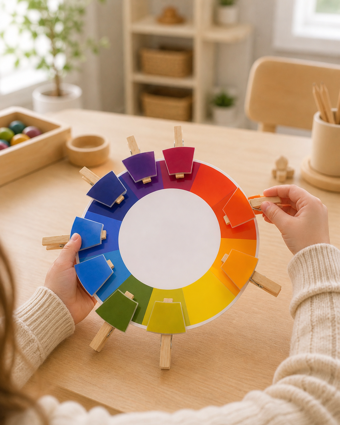 Color wheel za djecu- učenje boja