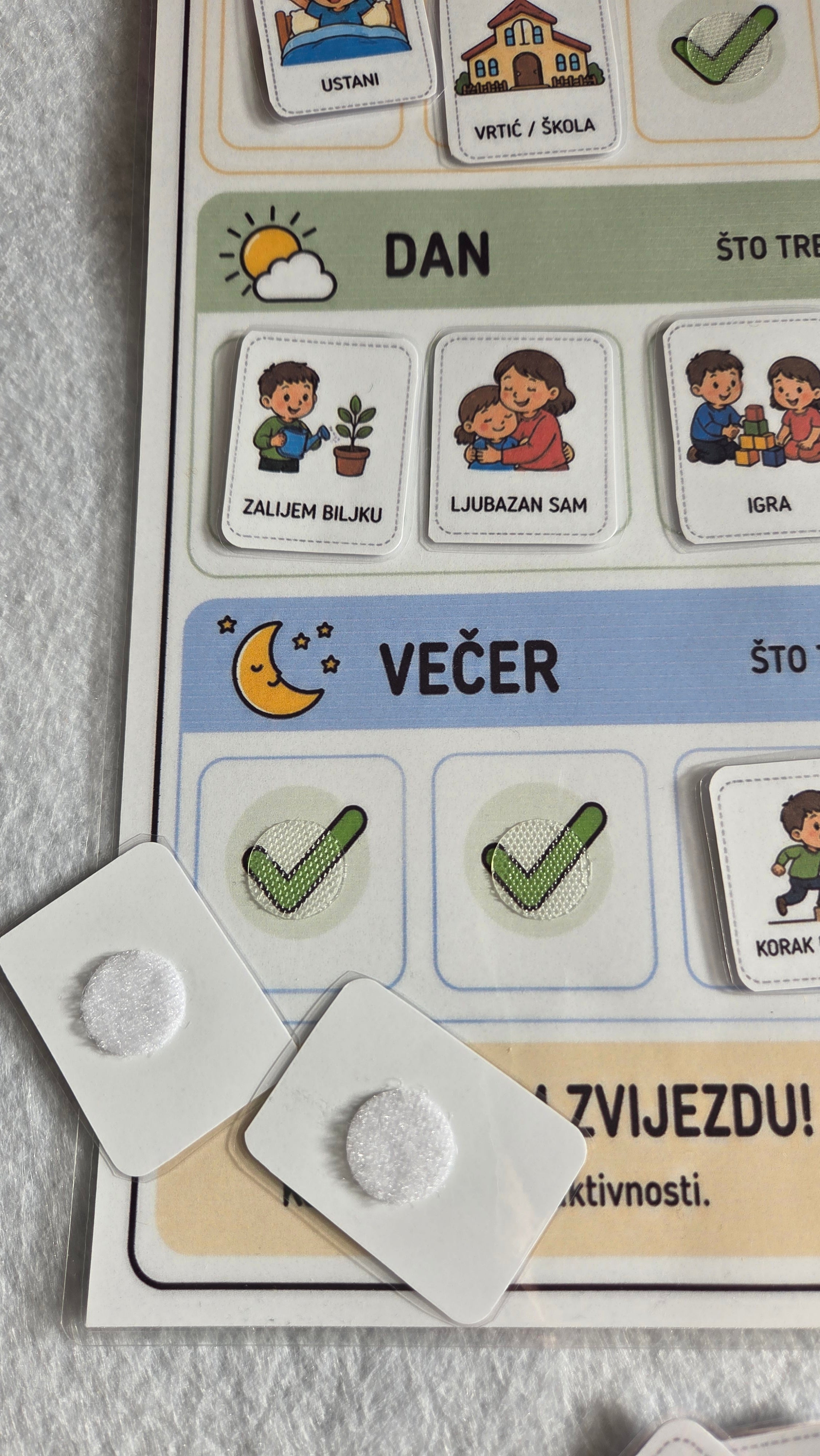 Tablica dnevne rutine za djecu
