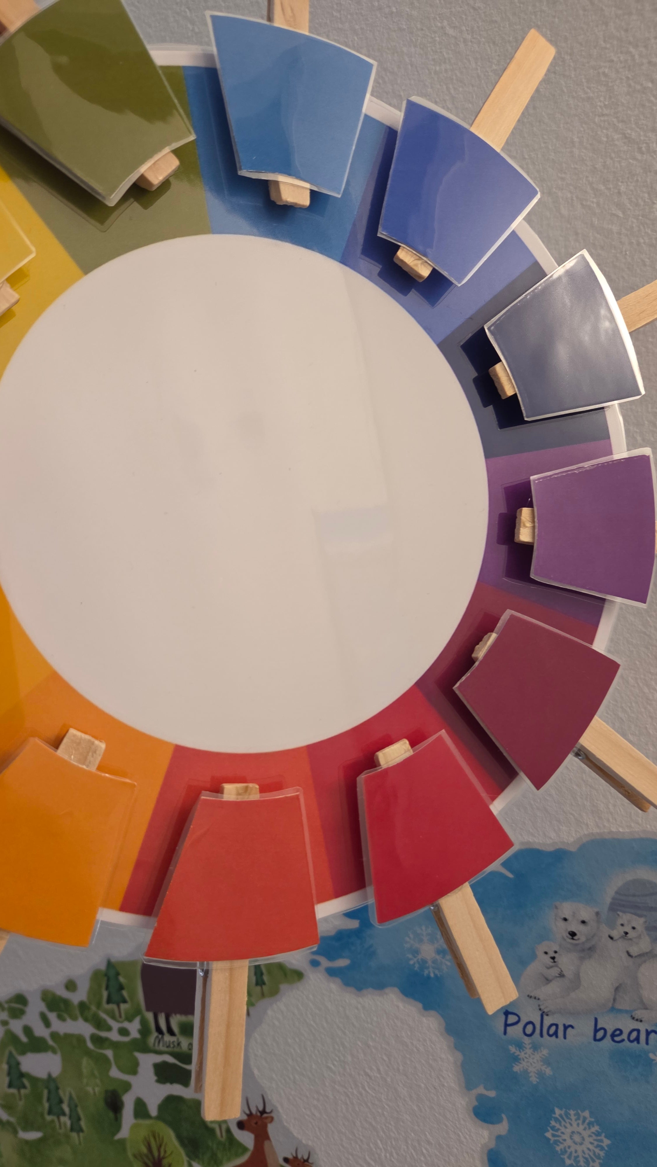 Color wheel za djecu- učenje boja