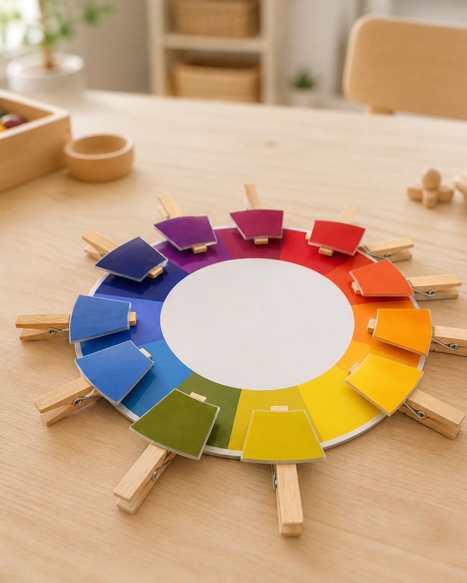 Color wheel za djecu- učenje boja